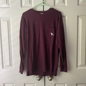 ❗25% off 2❗ PINK Plum College Long Sleeve Tee